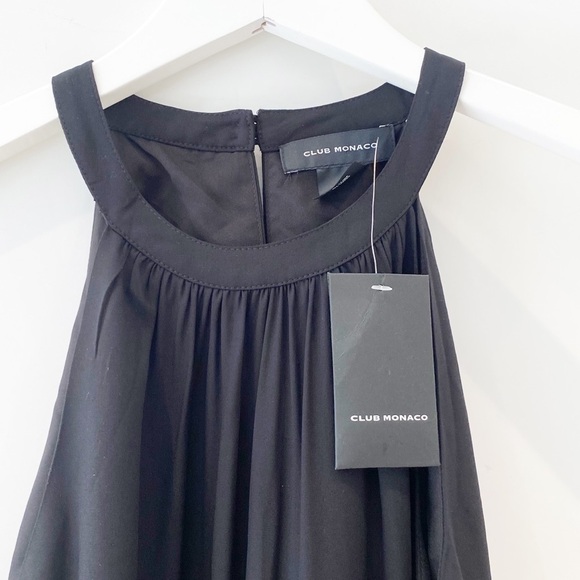 𝅺BNWT Club Monaco Halter Cotton Romper - Picture 11 of 16